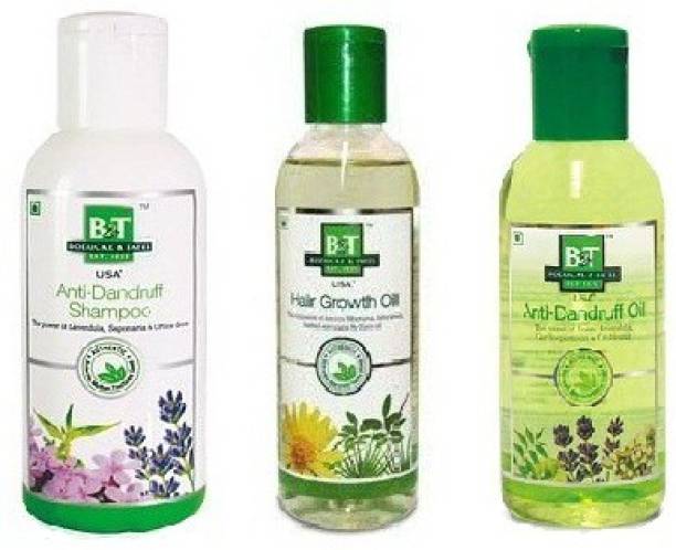 B&T Hair Care Kit with Anti-Dandruff Oil-150 ml, Anti-Dandruff Shampoo