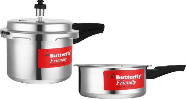 Butterfly Friendly Combo Pack 3 L, 2 L Pressure Cooker
