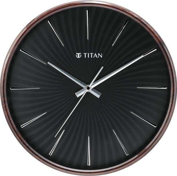 Titan एनालॉग 32.5 cm X 32.5 cm दीवार घड़ी