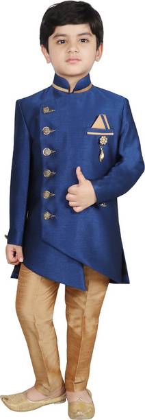 Boys Wedding Sherwani and Churidar Set