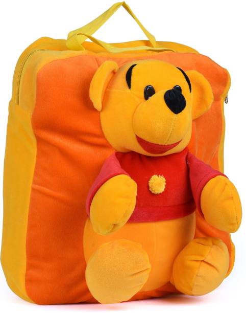 Muskaan Teddy Plush Backpack For Small Kids Nursery School Bag