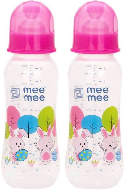 MeeMee Eazy Flo™ Premium Baby Feeding Bottle (Pink) - 250 ml