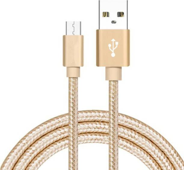 Vaku Luxos 2.4A Micro-USB Sync and Charging Nylon Braided Data Cable 1.5 m Micro USB Cable