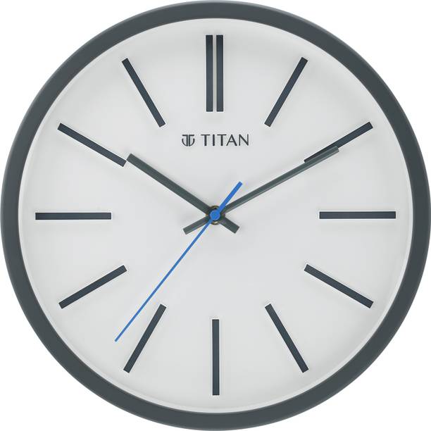 Titan एनालॉग 30.5 cm X 30.5 cm दीवार घड़ी