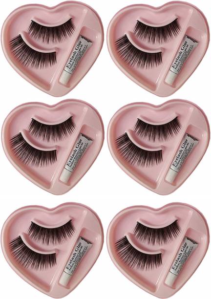 JOTKAPARKASH Eyelashes with Glue Combo Set, Natural & Easy to Wear, Eyelashes