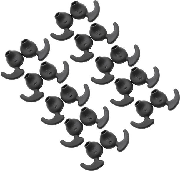 QWEEZER 20 Pcs (10 Pair) For S7 samsung level earbuds black earbuds for level In The Ear Headphone Cushion