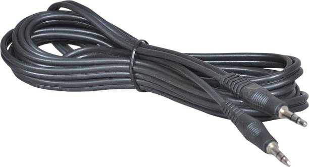 Crystonics AUX Cable 3 m 3 Meter 3.5mm Stereo Male Plug to 3.5mm Stereo Male Plug AUX Audio Cable