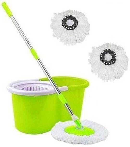 Qoibito 360Â° Spin Easy Clean Floor Mop Mop Set