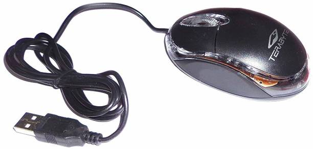 TERABYTE VINTAGE TB-36B OPTICAL WIRED USB MOUSE Wired Ambidextrous Optical Mouse