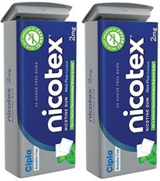 Nicotex 2 tin pack of 2 Smoking Cessations