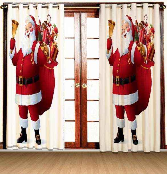 Panipat Handloom 213.36 cm (7 ft) Polyester Room Darkening Door Curtain Single Curtain