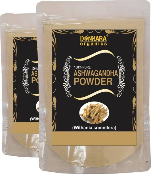 Donnara Organics 100% Pure Ashwagandha Powder Combo pack of 2 of 150 gms