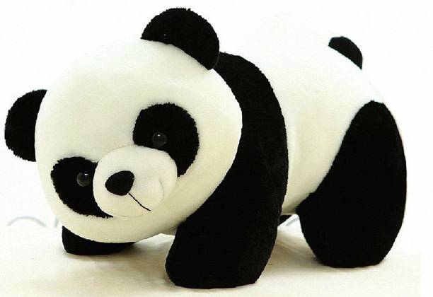 KPN Soft Lovable Hugable Black & White Panda Toys For Kids Toys Bithday Gift  - 30 cm