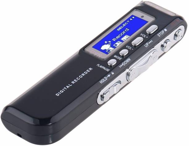 Asleesha Multifunction LCD Screen Dictaphone 8GB MP3 Player Digital Spy Voice Recorder 8 GB Voice Recorder