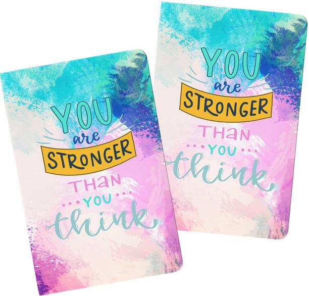 Lauret Blanc Combo A5 Ruled Notebook Diaries Journal- 160 ruled pages, 80 GSM Natural Shade, Paperback A5 Diary Ruled 160 Pages