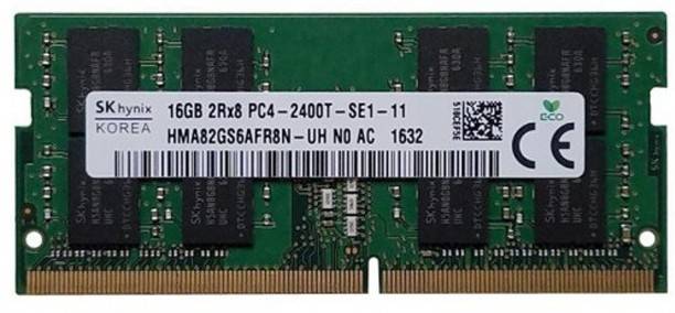 Hynix DDR4 2Rx8 DDR4 16 GB (Dual Channel) Laptop (HMA82GS6AFR8N-UH PC4-19200, Laptop Memory)