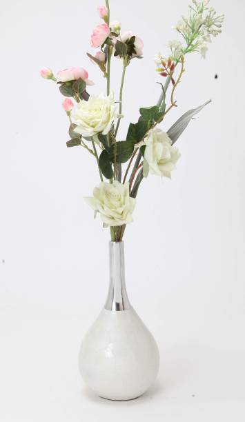 ALNICO Aluminium Casted Glossy Finish Designer Flower Vase Aluminium Vase