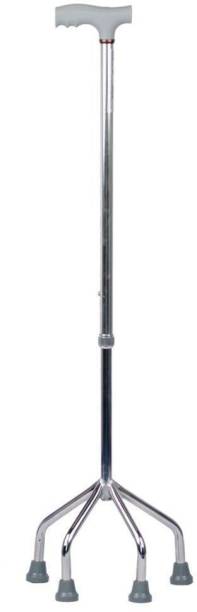 Health Track Hight Adjustable Strong Quadripod Walking Stick