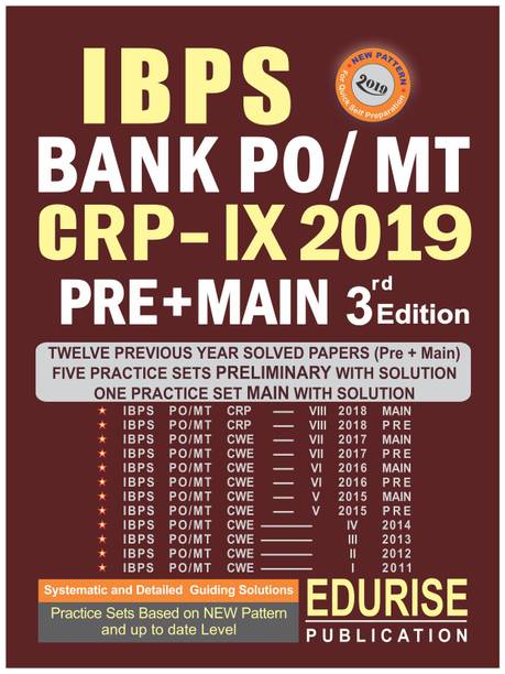 Ibps Po Mt Previous Year Solved Paper Practice Papers Pre Main Exam