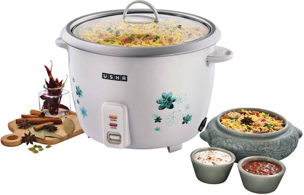 USHA MC 3728 Electric Rice Cooker with Steaming Feature