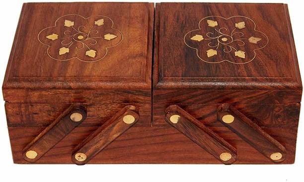 WOODINO VANITY BOX FOR COSMETICS, MAKEUP & JEWELLERY MAKEUP , COSMETICS & JEWELLEY Makeup and Jewellery Vanity Box