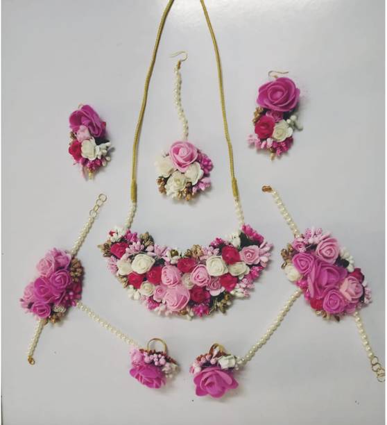 ALICIA Fabric, Paper Multicolor Jewellery Set