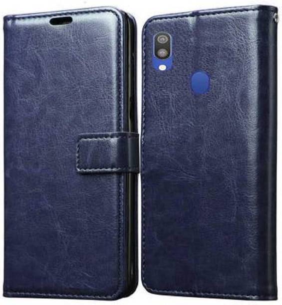 Wynhard Flip Cover for Samsung Galaxy A20 - Attractive Navy Blue, Samsung Galaxy A30, Samsung Galaxy M10s