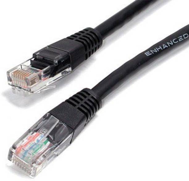 RIVER FOX Patch Cable 1 m Cat5e Patch Ethernet RJ45 LAN Cable PACK OF 2