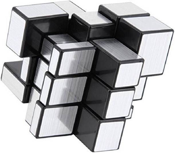 Trade Globe Mirror Cube 3x3 Cube High Speed Stickerless Silver Mirror Magic Cube 3x3 Mirror Cube Brainstorming Puzzle Game Toy