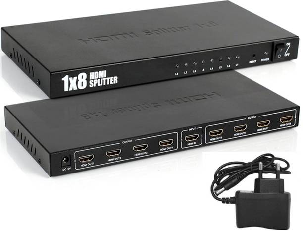 Divinext  TV-out Cable HDMI Splitter 1X8 Port Hub