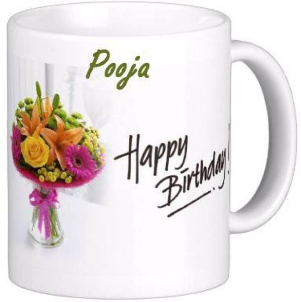 Exoctic Silver Pooja Happy Birthday Quotes 70 Ceramic Coffee Mug