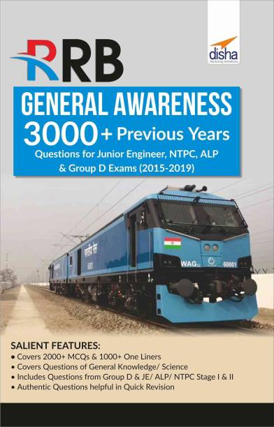 RRB General Awareness 3000+ Previous Years Questions for Junior Engineer, NTPC, ALP & Group D Exams (2015-2017)