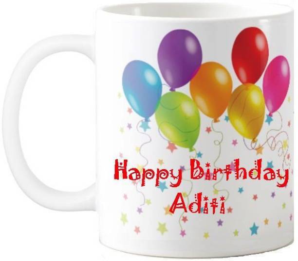 Exoctic Silver Aditi Happy Birthday Gift 58 Ceramic Coffee Mug