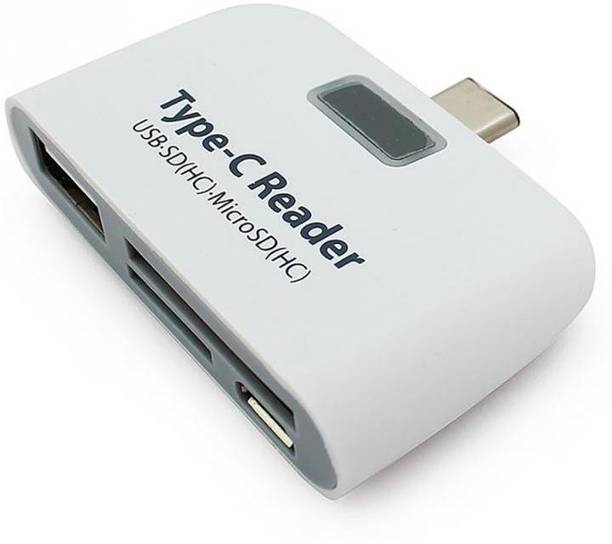 ASTOUND ™ 3 in1 USB 3.1 Type C USB-C TF SD Card Readers Memory Card Reader OTG For Macbook Tablet Phone Adapter High Speed™-Type-018 Card Reader