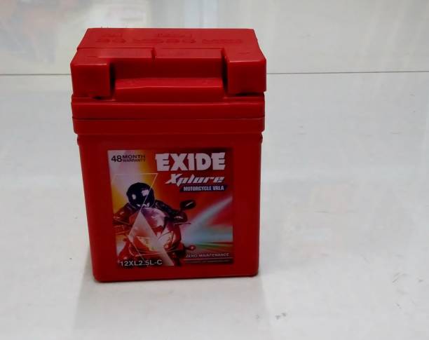 EXIDE 12XL2.5L-C 2.5 Ah Battery for Bike