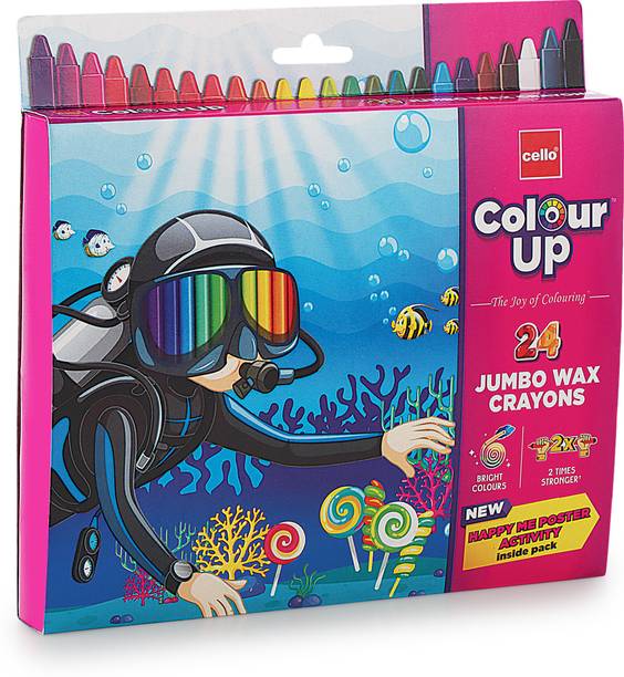 Cello ColourUp Wax Crayon Jumbo
