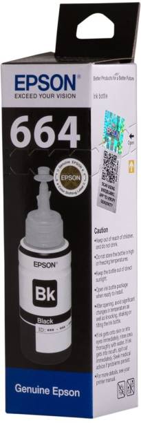 Epson T664 70 ml for L360/L350/L380/L100/L200/L565/L555/L130/L1300 Black Ink Bottle