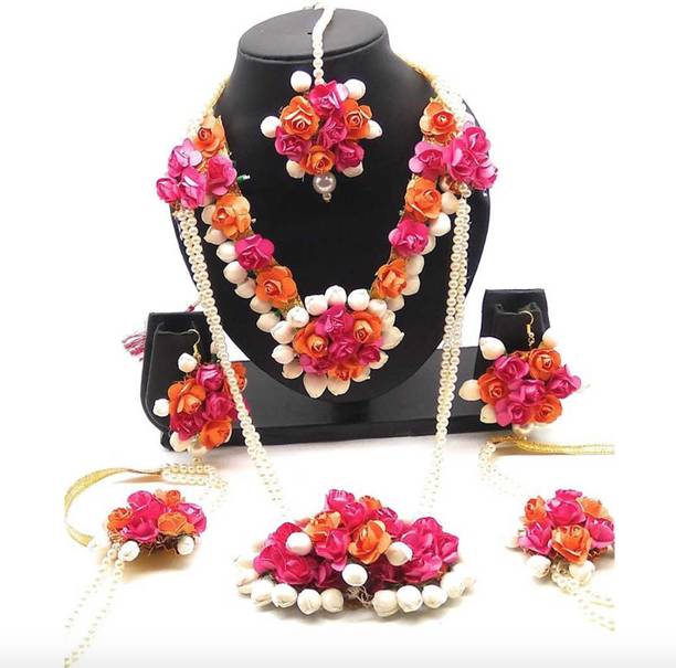 ALICIA Fabric, Paper Multicolor Jewellery Set