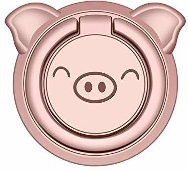 befunky Finger Ring for All Mobile Phone and Tablet (Universal) Piggy Pink Mobile Holder