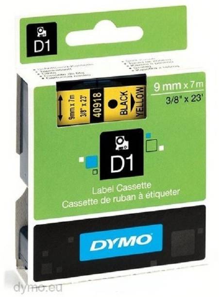 Dymo D1 Tapes 9mm B/Y (S0720730) Yellow Ink Toner