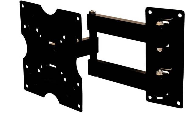 RISSACHI Heavy Duty Wall & Ceiling Mounts for 14 to 42 inch LED/LCD TV (Black) Full Motion TV Mount