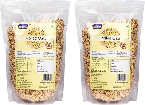 Anirink Gluten Free Rolled Oats Combo Pouch