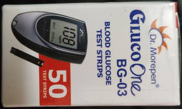 Dr. Morepen GLUCO ONE BG-03 50 STRIPS Glucometer Lancets