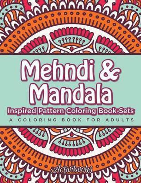 Mehndi & Mandala Inspired Pattern Coloring Book Sets