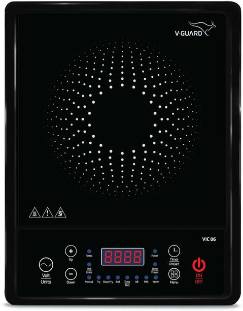 V-Guard 1600 W Induction Cooktop Push Button