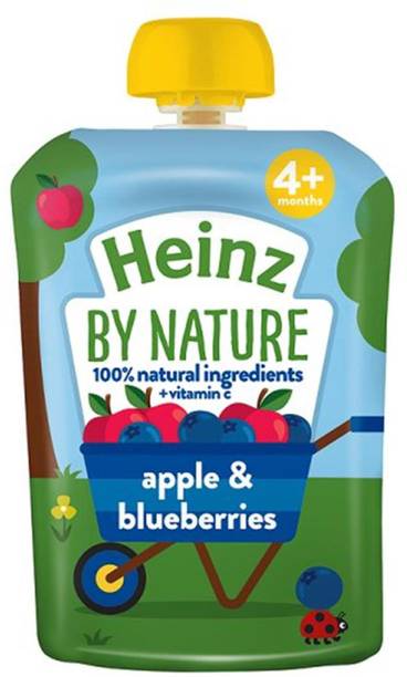 HEINZ By Nature Apple & Blueberry Puree - 100g Cereal