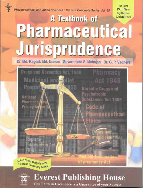 A Textbook Of Pharmaceutical Jurisprudence(As Per PCI New Syllabus Guidelines)
