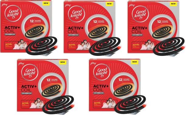Good Knight Activ+ Low Smoke Coil 50 Mosquito Coil