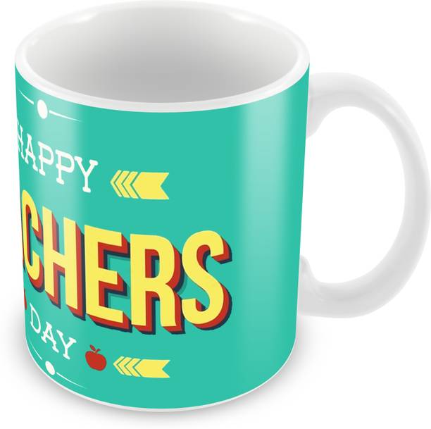 ट्यूलप "Teacher Day" Printed for tea & coffee सिरेमिक मग