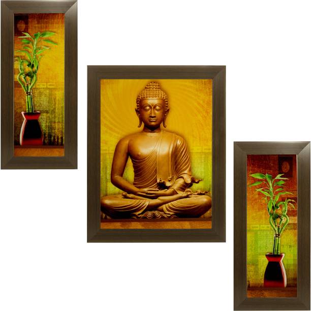 Indianara Gautam Buddha 1832 Digital Reprint 18 inch x 12 inch Painting
